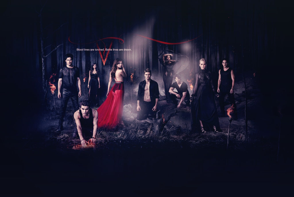 The Vampire Diaries Season 5 Wallpaper by nensin on