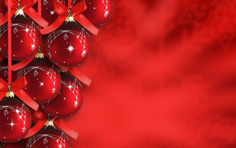 Christmas Background Red Background