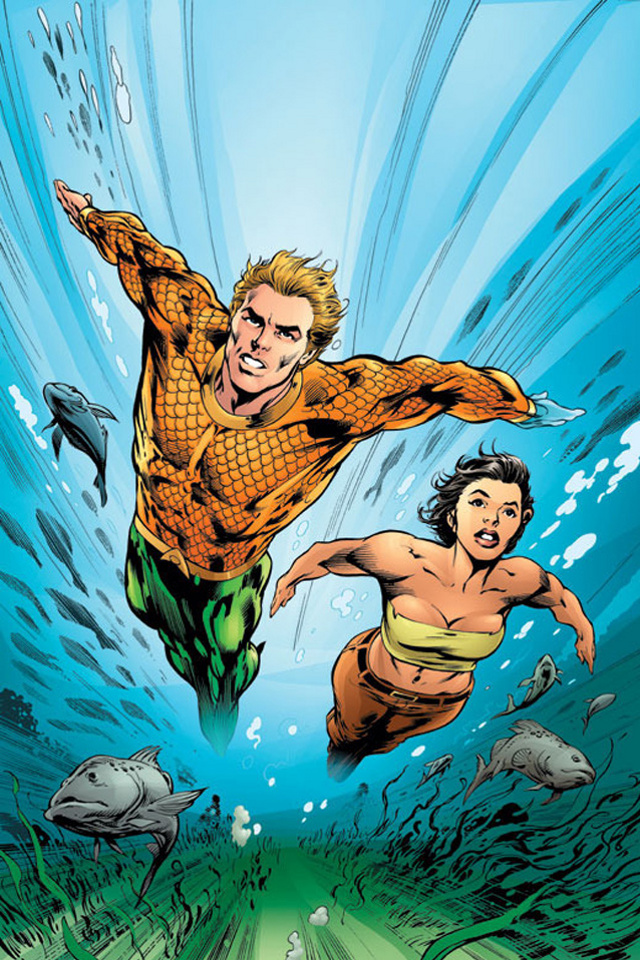 Aquaman I4 Cartoons Background For Your iPhone