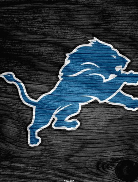 Detroit Lions Grey Weathered Wood Wallpaper For iPhone Plus