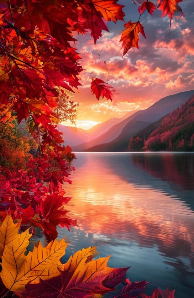Red Nature Wallpaper