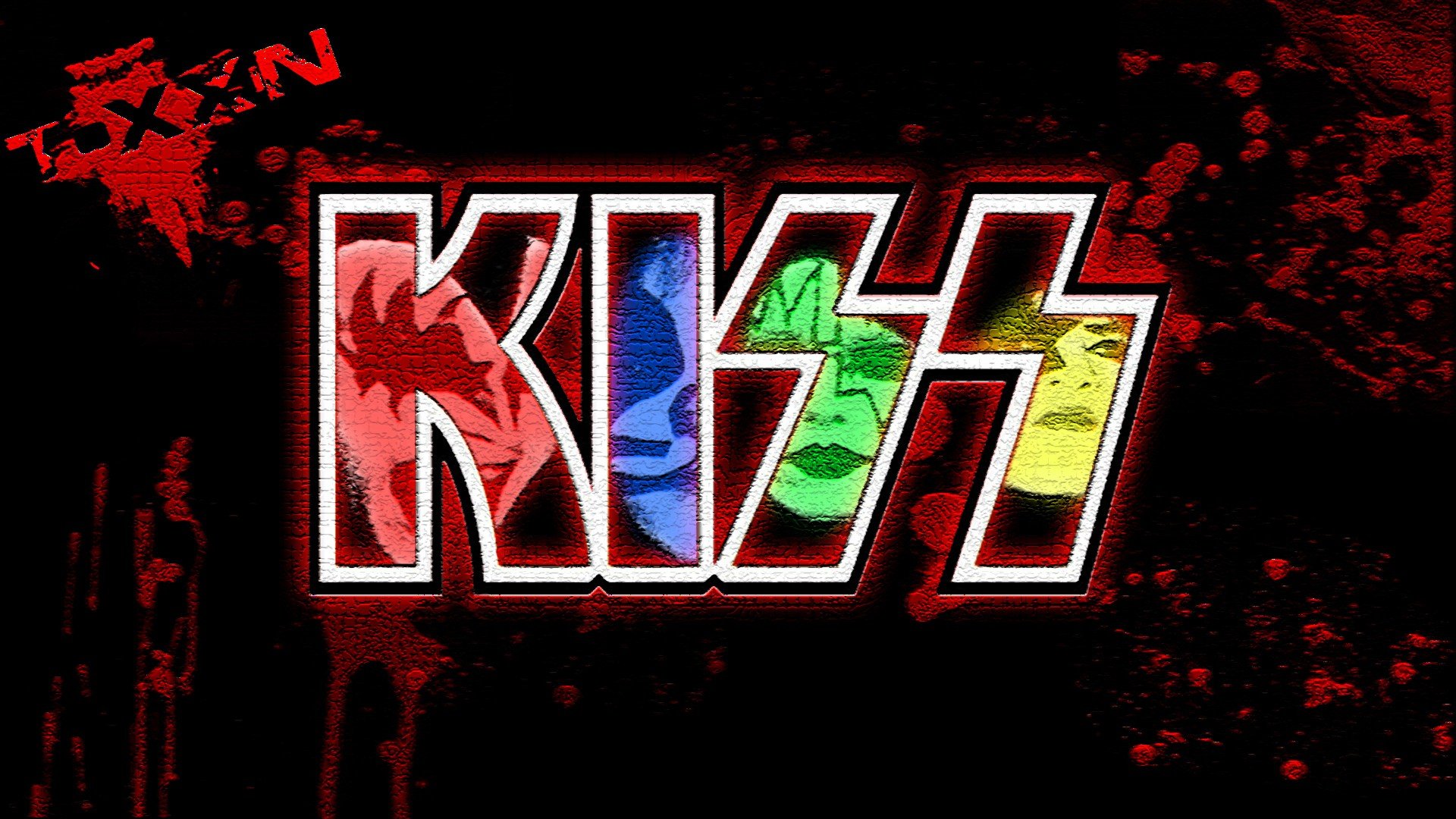 Digital Art Artwork Fan Rock Band Kiss Wallpaper Background