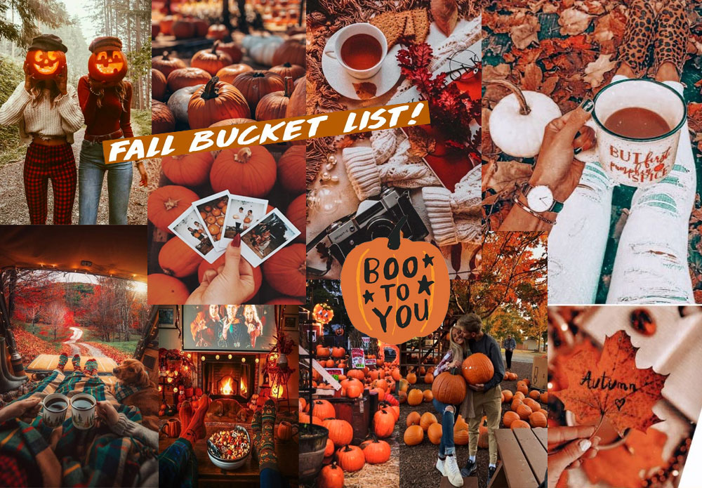Autumn Collage Wallpaper Ideas For Pc Laptop Fall Bucket