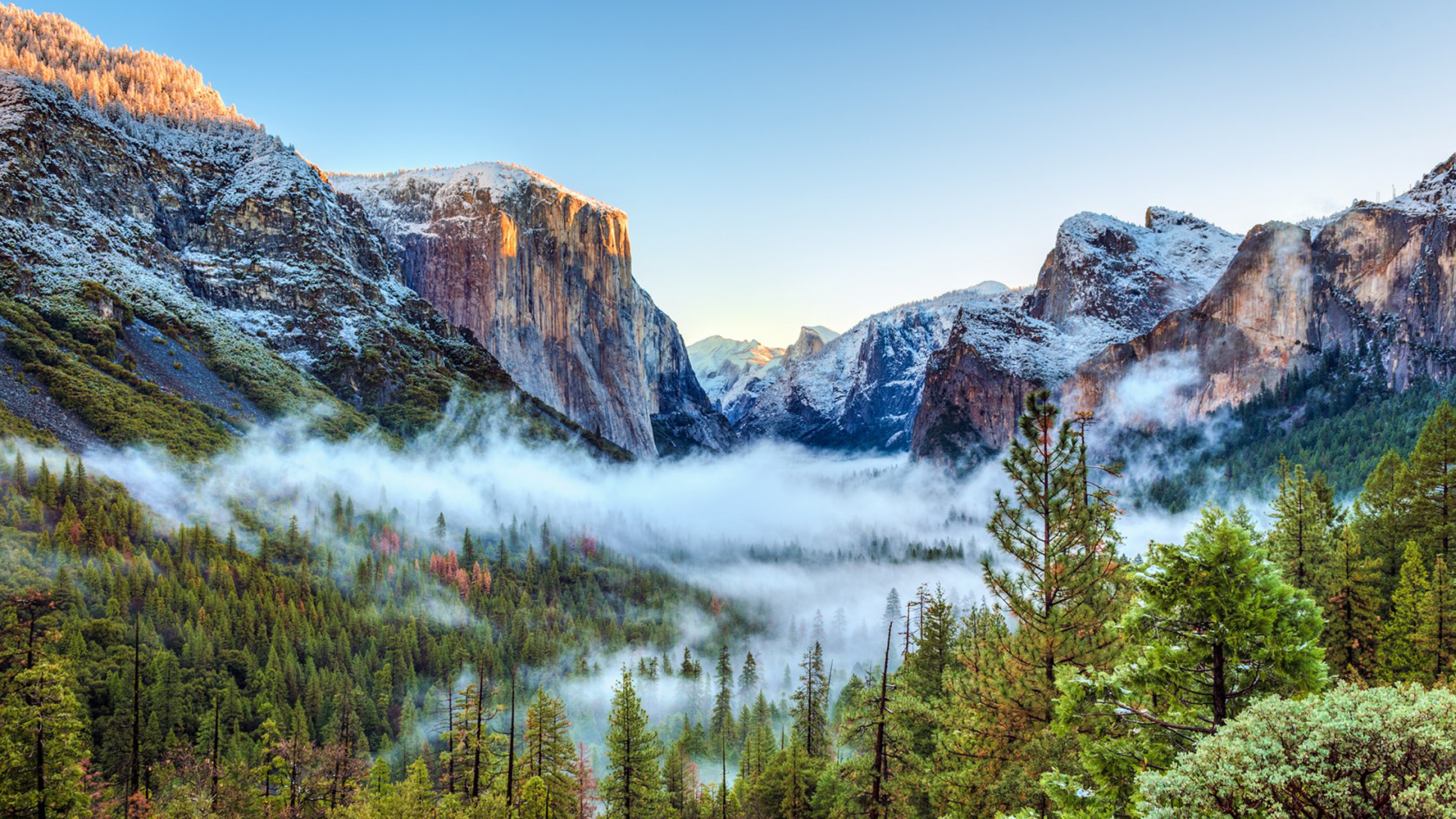 Wallpaper Usa Yosemite National Park California Mountains