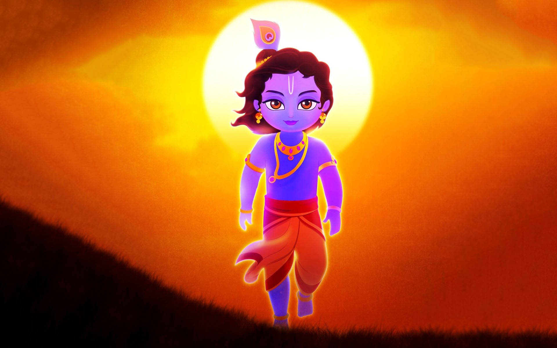 Lord Krishna 4k Wallpaper