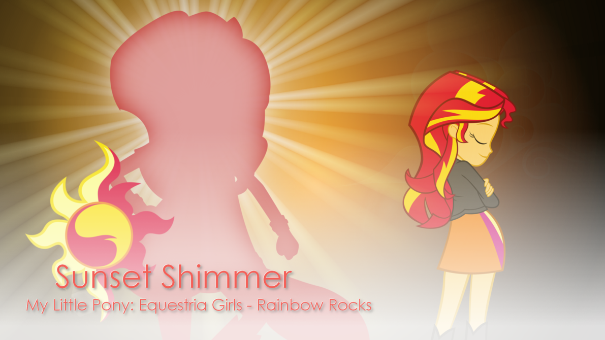 Sunset Shimmer Mlp Eg Rainbow Rocks Wallpaper By Joeycrick On