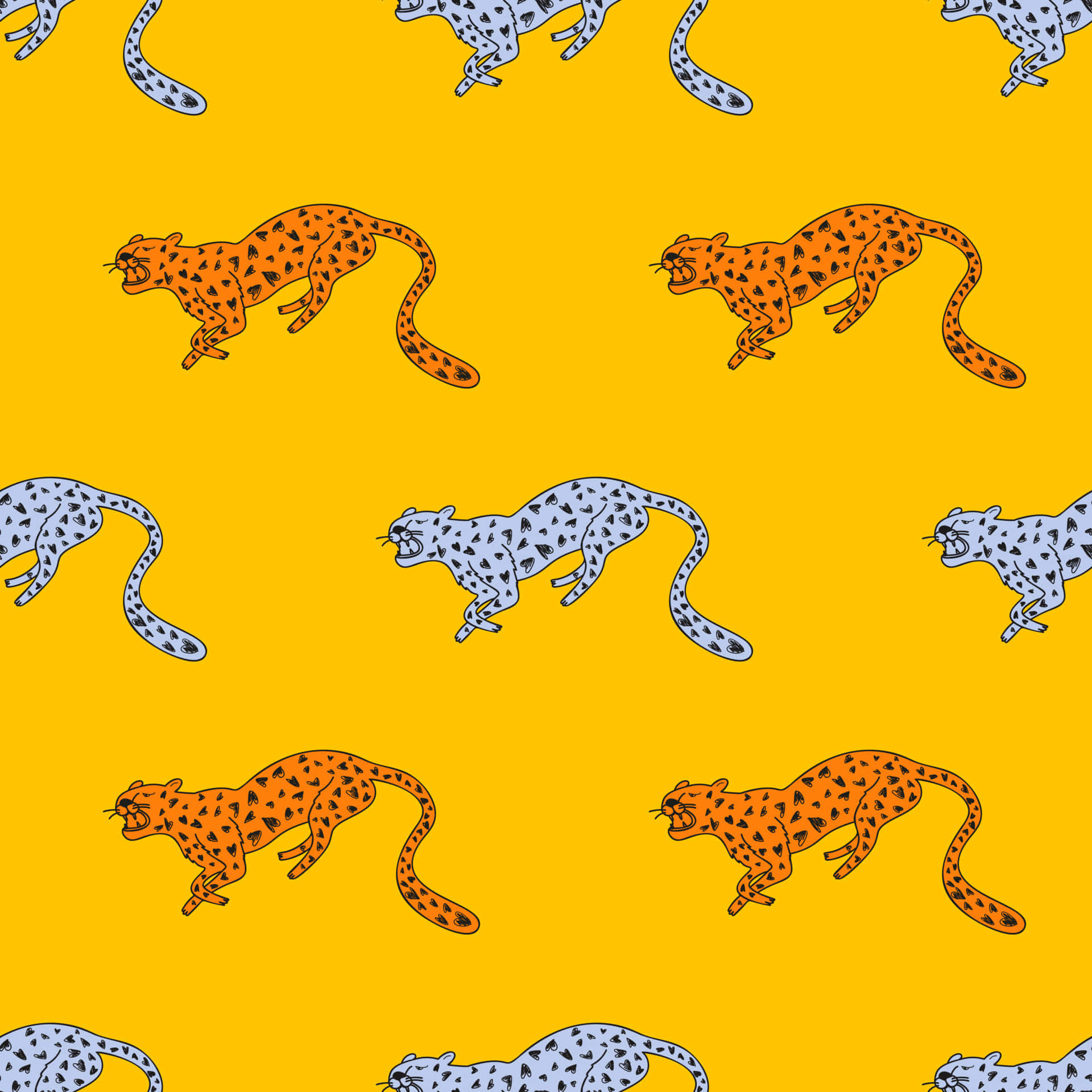 Cute Cheetah Print Wallpaper