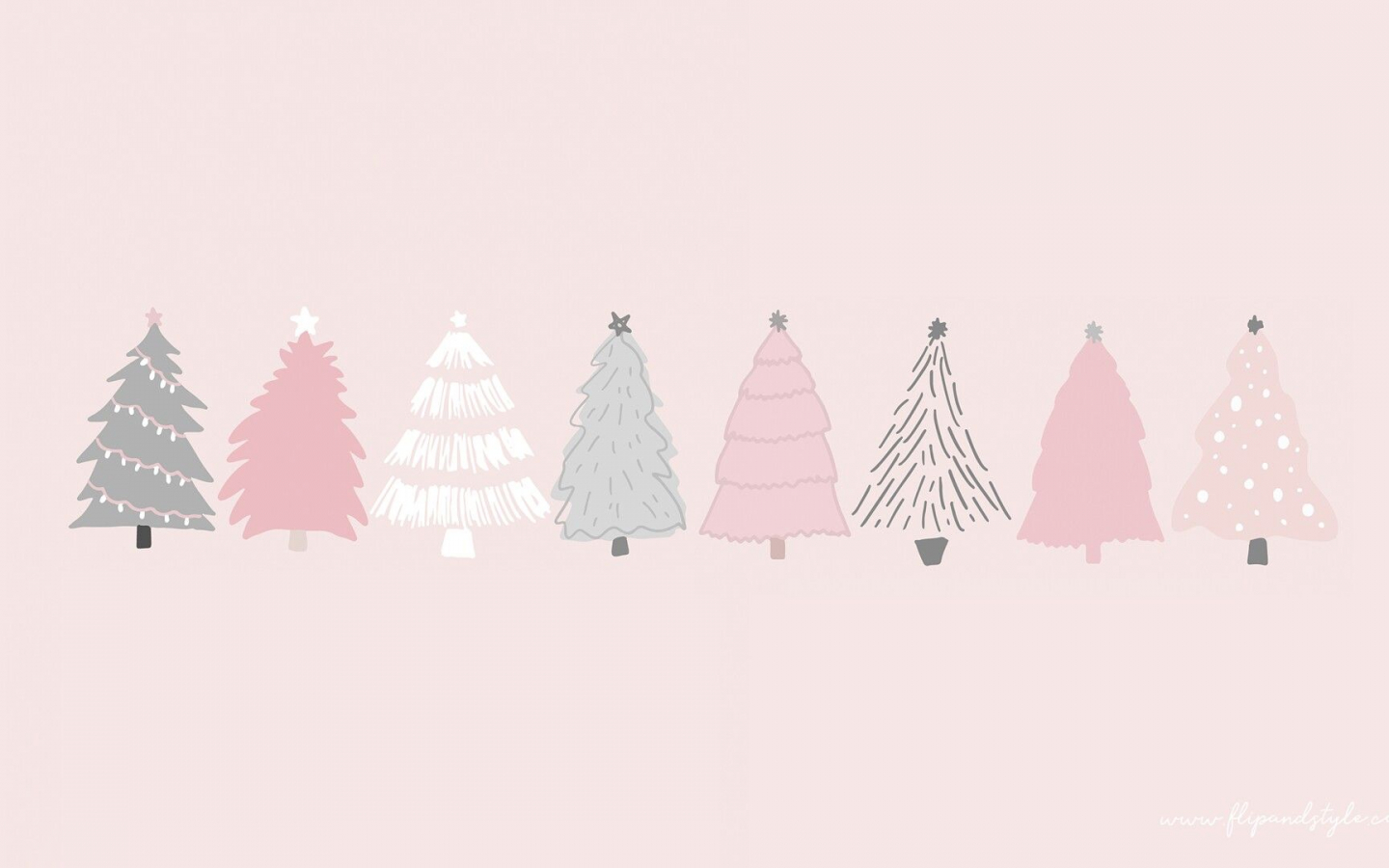Download Minimalist Pink Christmas Aesthetic Wallpaper  Wallpaperscom