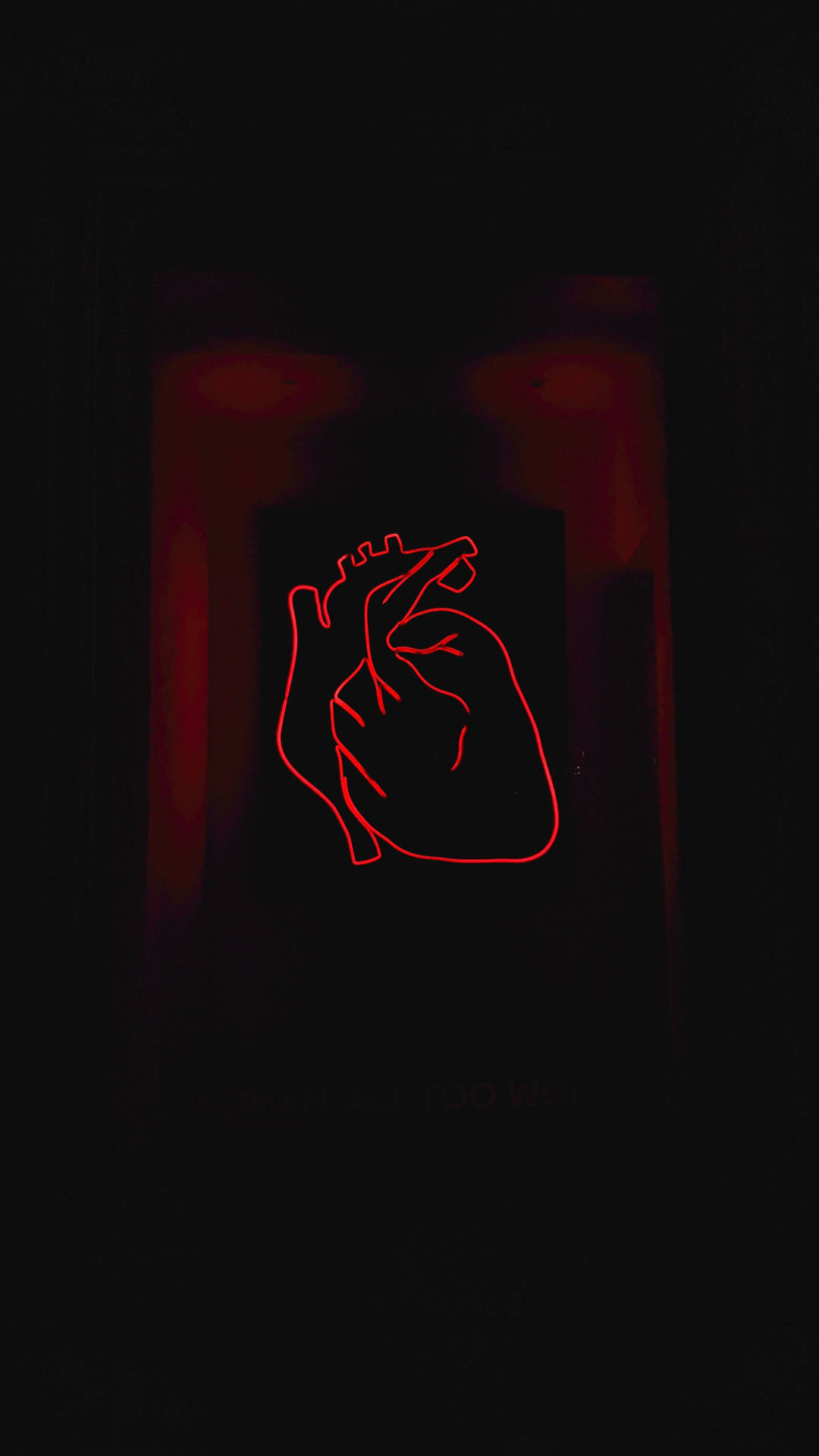 Neon Red Wallpaper