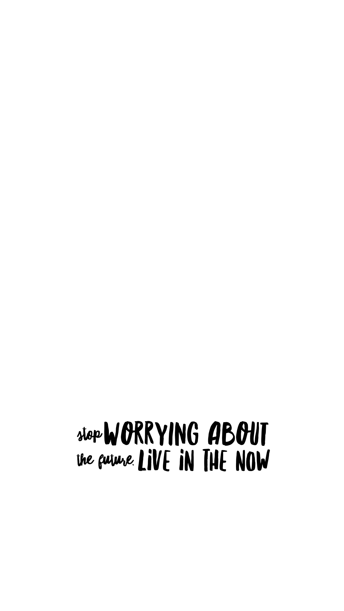 Wallpaper background iPhone Android HD white minimal quote 1153x2048