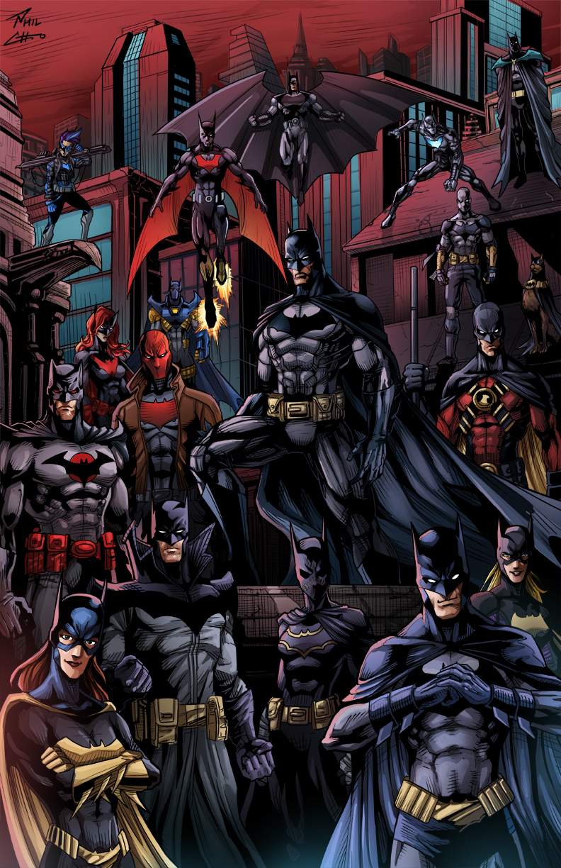 Batman75 Bat Family By Phil Cho