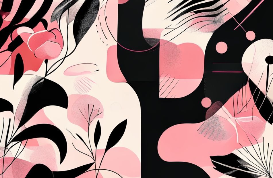 Pink And Black Wallpaper