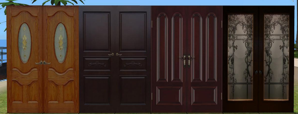 Mod The Sims Closet Doors Wallpaper