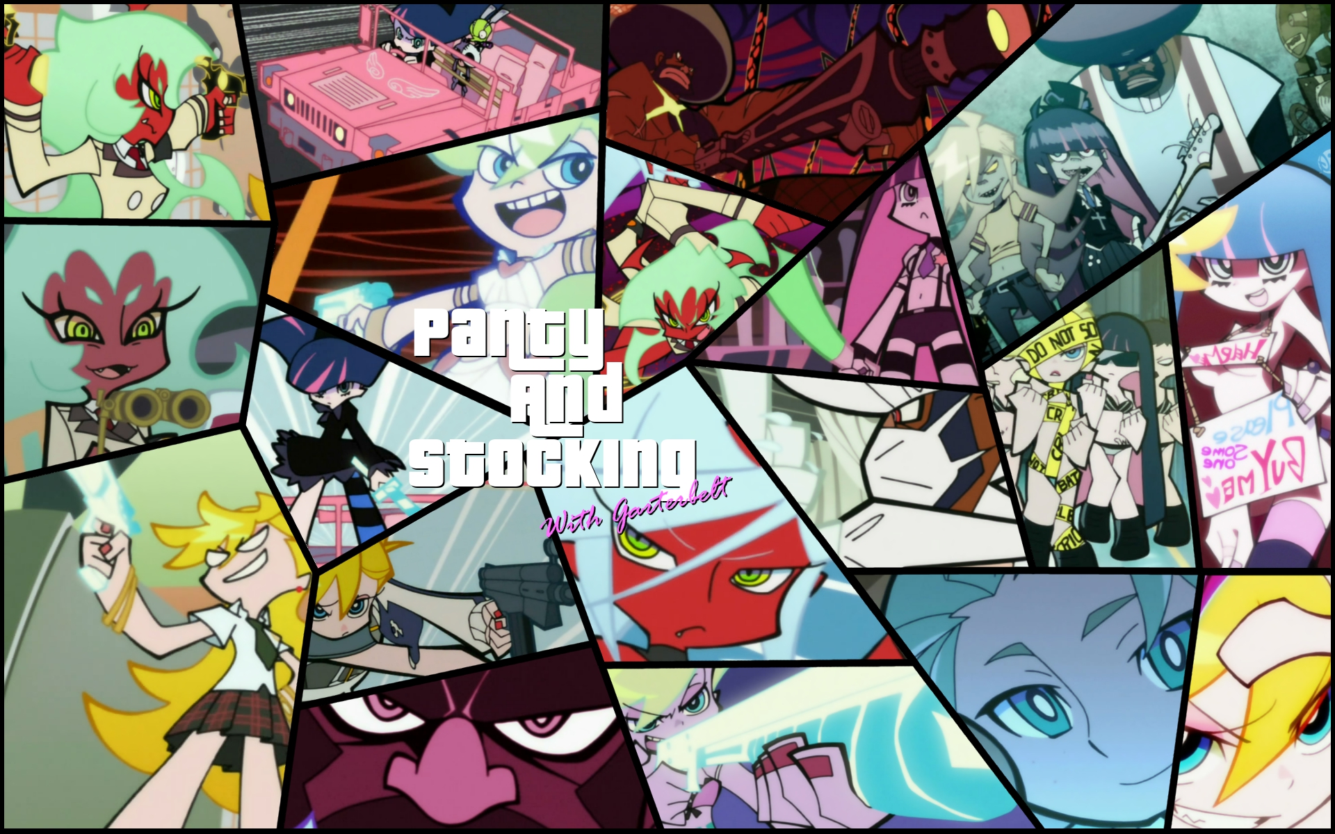Panty And Stocking With Garterbelt Wallpaper By A3r0dynamik On