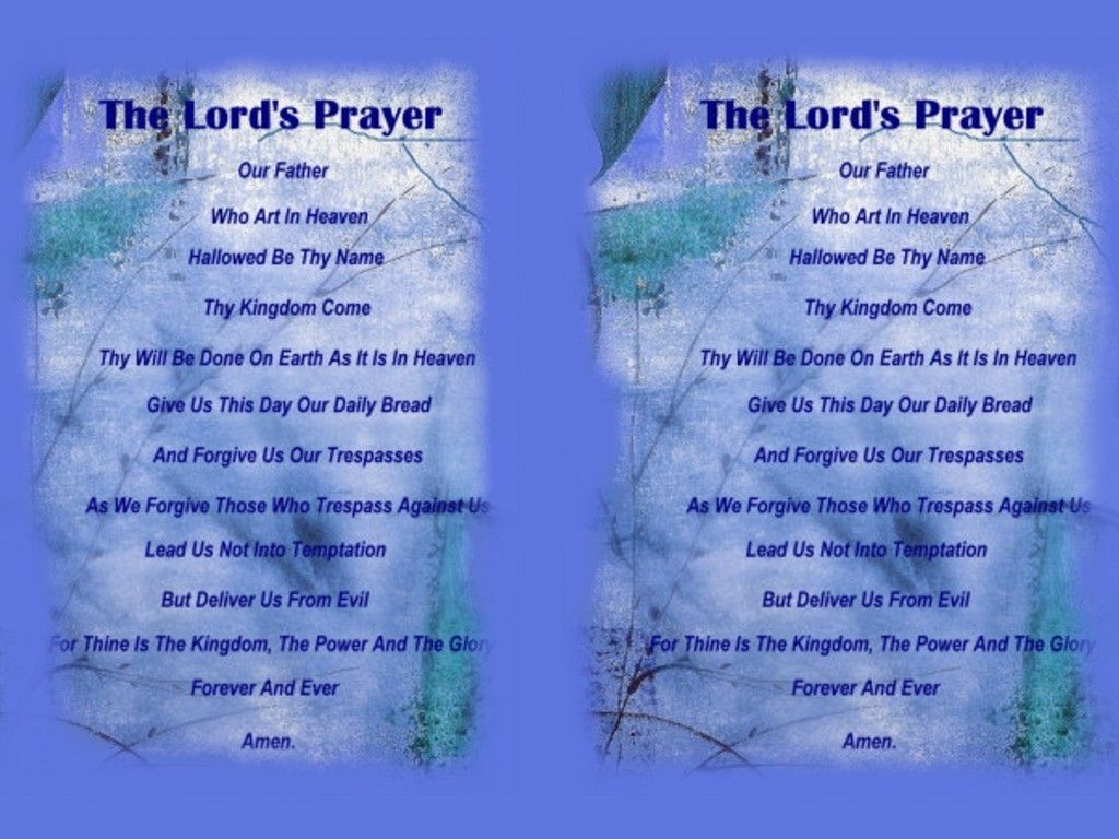 Lords Prayer Wallpaper HD Desktop Background