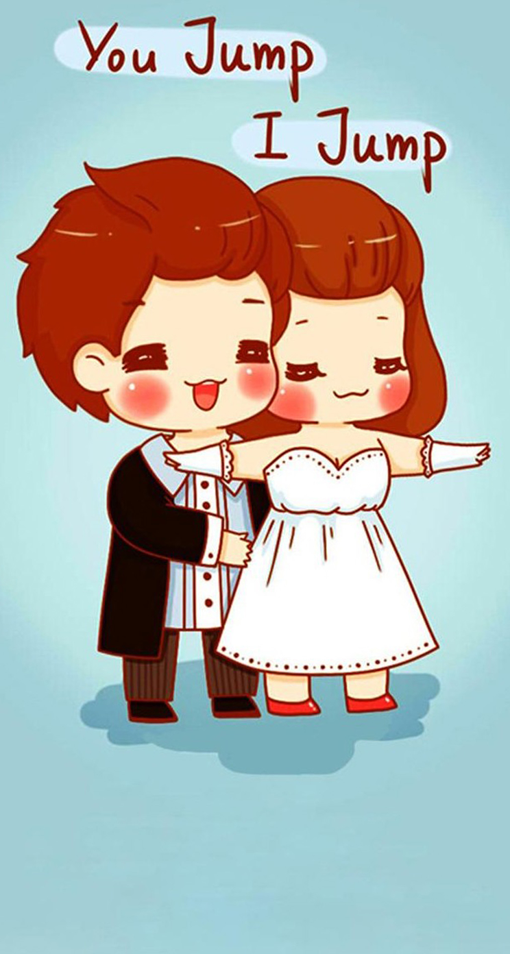 Free download Free Cute Cartoon Love Wallpapers For Mobile Download Free  Clip [744x1392] for your Desktop, Mobile & Tablet | Explore 20+ Cute  Animated Love Wallpapers | Wallpaper Love Cute, Love Cute