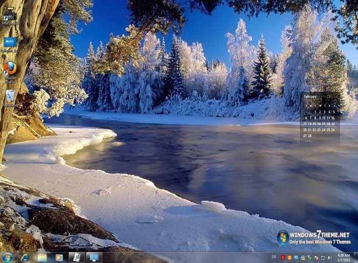 2011 Calendar Windows 7 Theme   Download 700x516