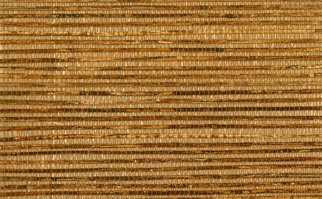 Grasscloth Cane Regular Weave Metallic Wallpaper in Browns design by