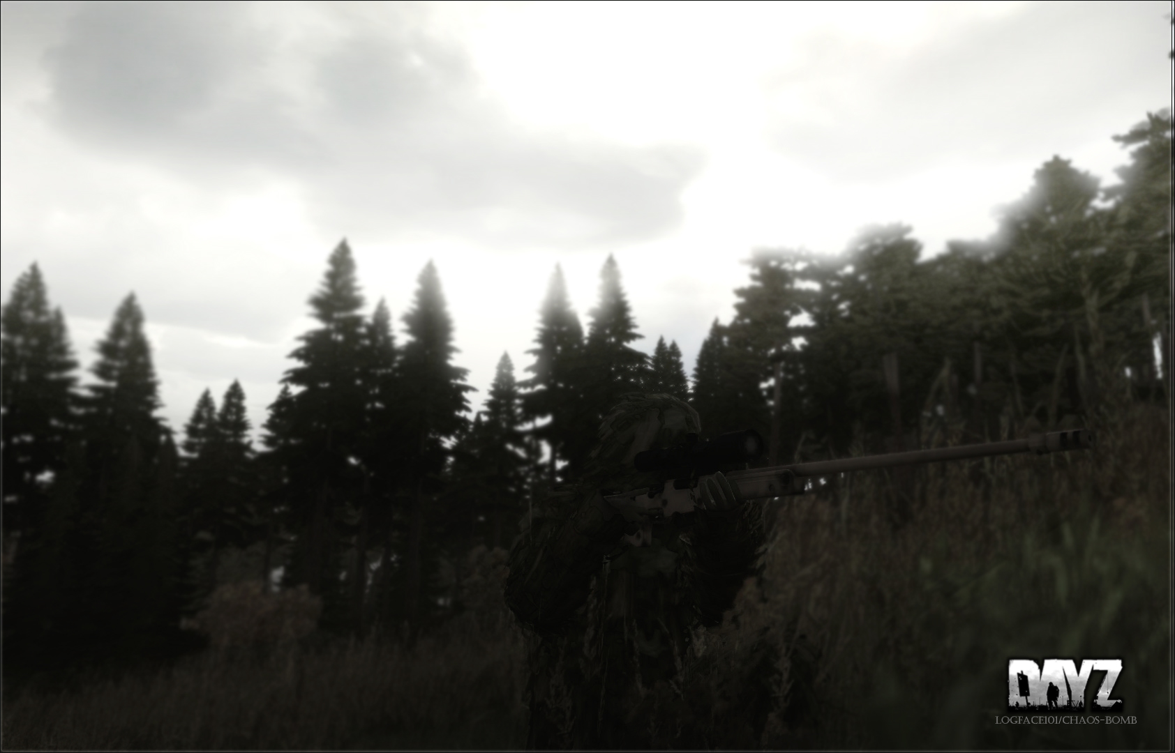 Arma Dayz Ghillie Suit N Sniper Background By Chaos Bomb