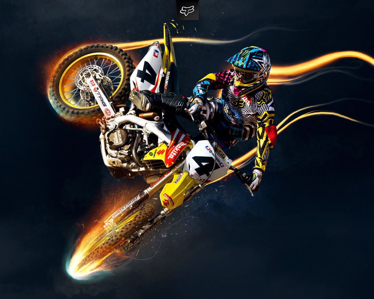 Thema Coole Motocross Wallpaper