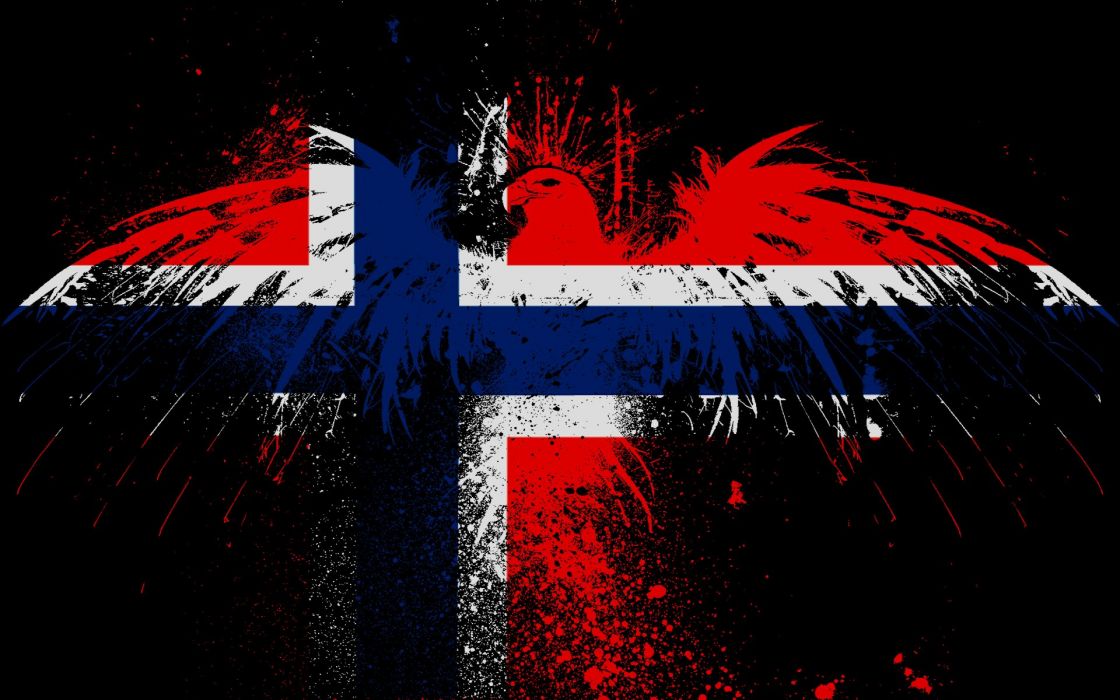Norwegian Eagles Norway Flags Wallpaper