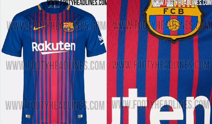 Barcelona Jersey Home Away And Third Kits
