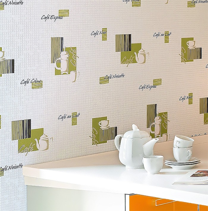 062 21 vinyl wallpaper wall coffee mosaic tile decor white yellow grey 700x708