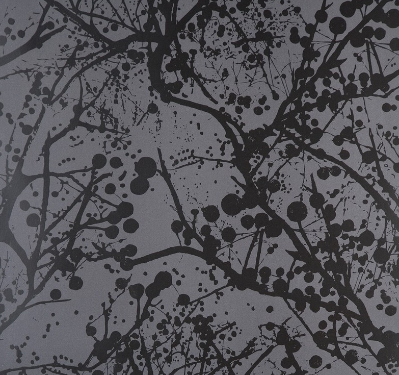 Sample Of Wilderness Wallpaper In Black Add To Cart Category Samples