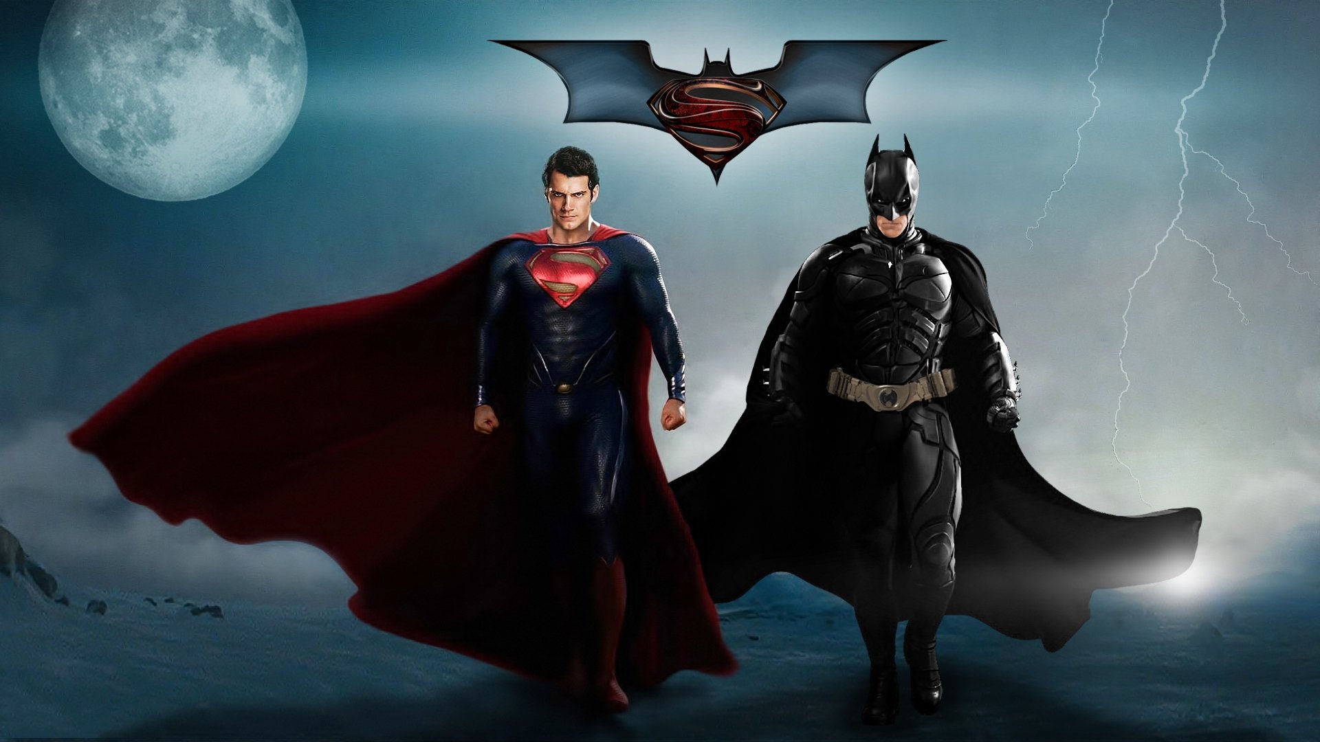 Superman Batman Dark Knight Superhero Dawn Justice Wallpaper