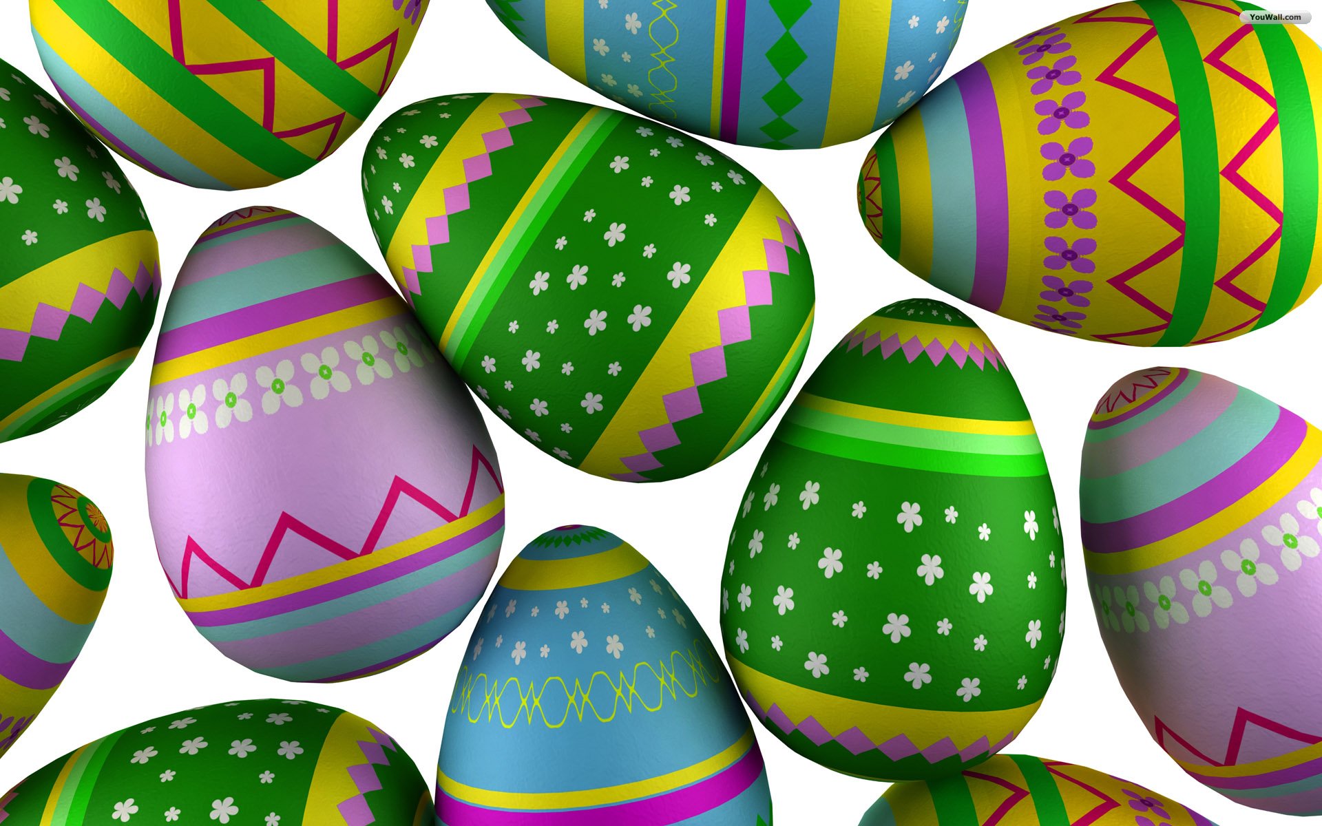 Youwall Easter Eggs Wallpaper