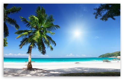 Sunny Beach HD Desktop Wallpaper High Definition Fullscreen