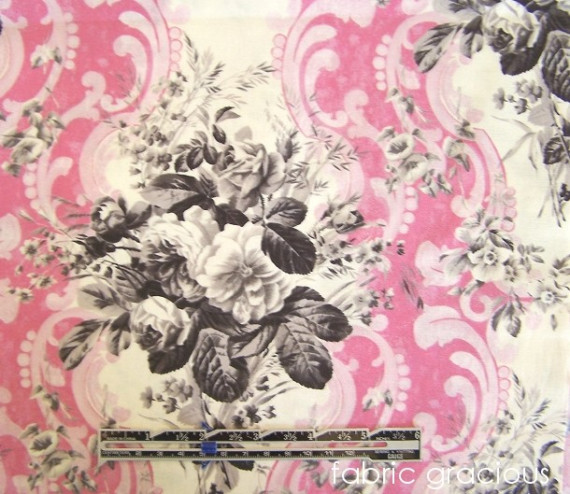 Anna Griffin Fabric Dorothy Wallpaper Print Fat Quarter 570x494