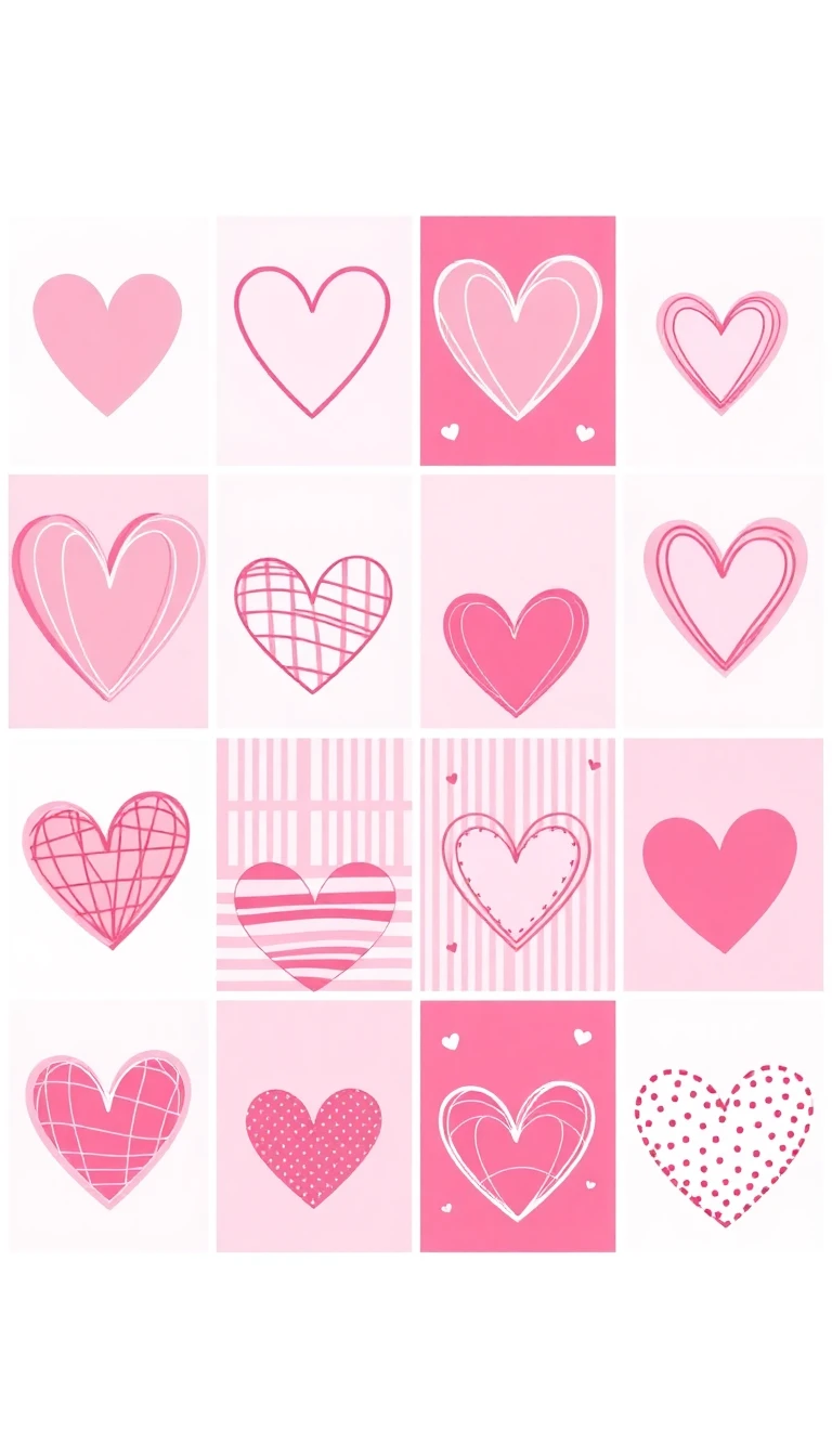 Pink Valentine S Day Heart Wallpaper