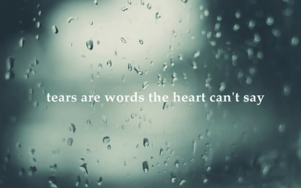 Tears Wallpaper Are Word The