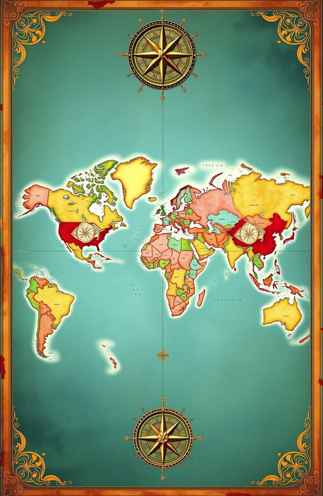 World Map Wallpaper High Resolution