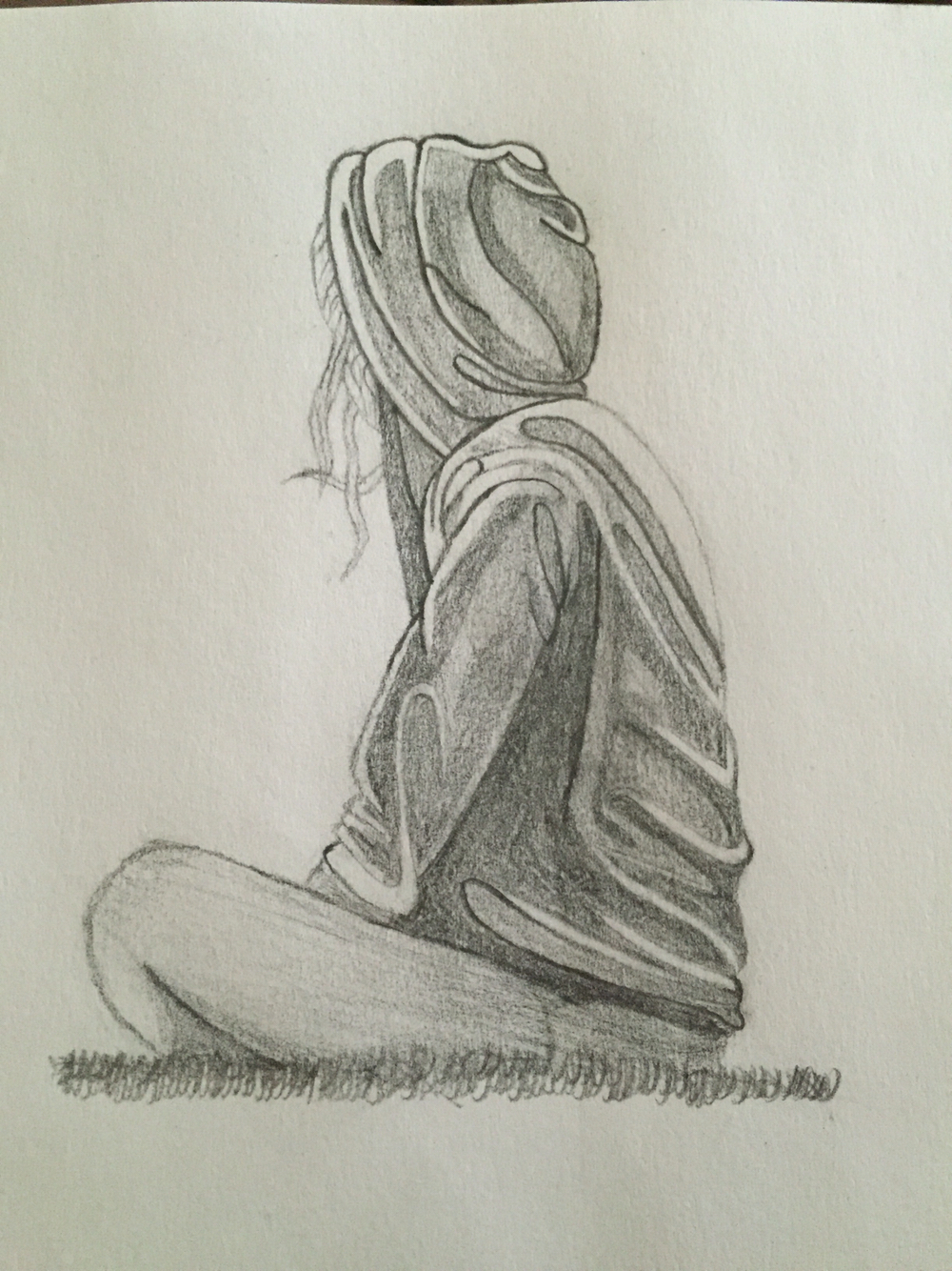 Sad Boy Sketches In Pencil Sketch Pic With Alone Girl