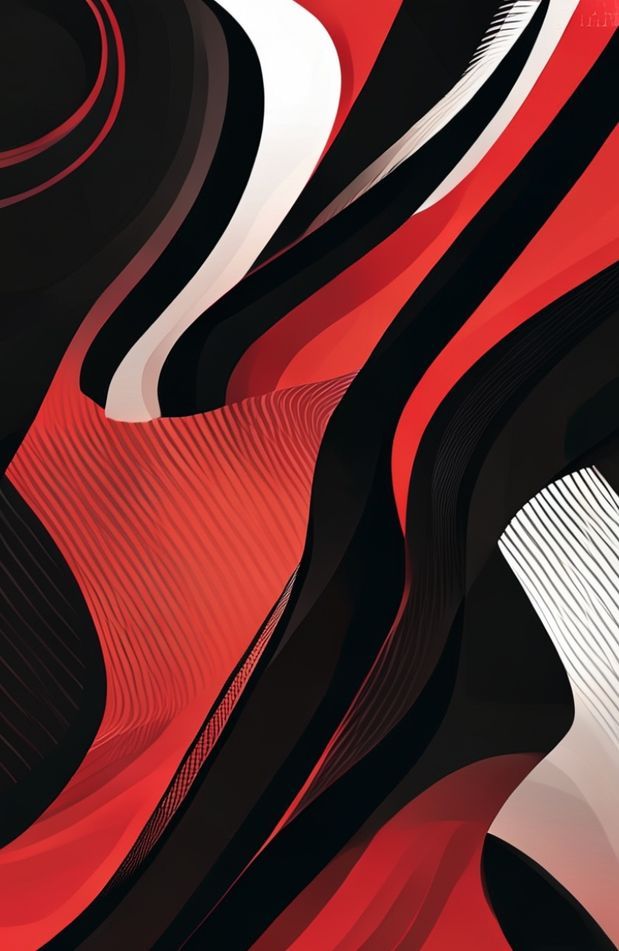 Black And Red Abstract Wallpaper