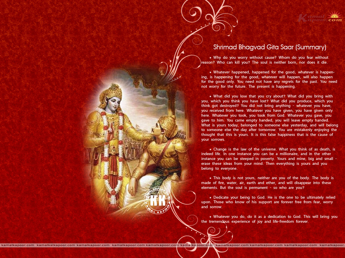 Bhagavad Gita Wallpaper Image Pictures