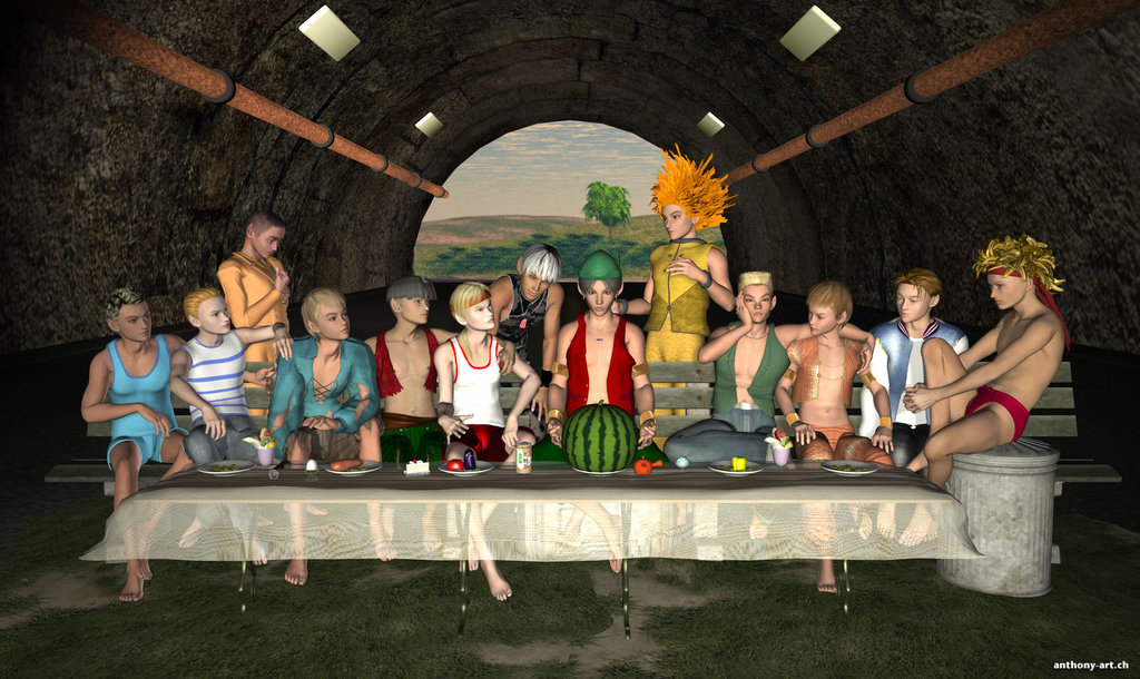The Last Supper Of Peter Pan By Anthony Art
