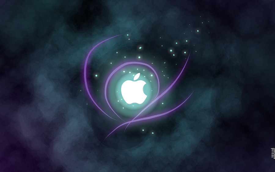Purple Apple Wallpaper Mac
