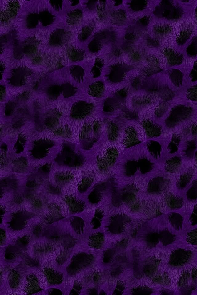Purple Cheetah Print Wallpaper Faux Animal Fur And