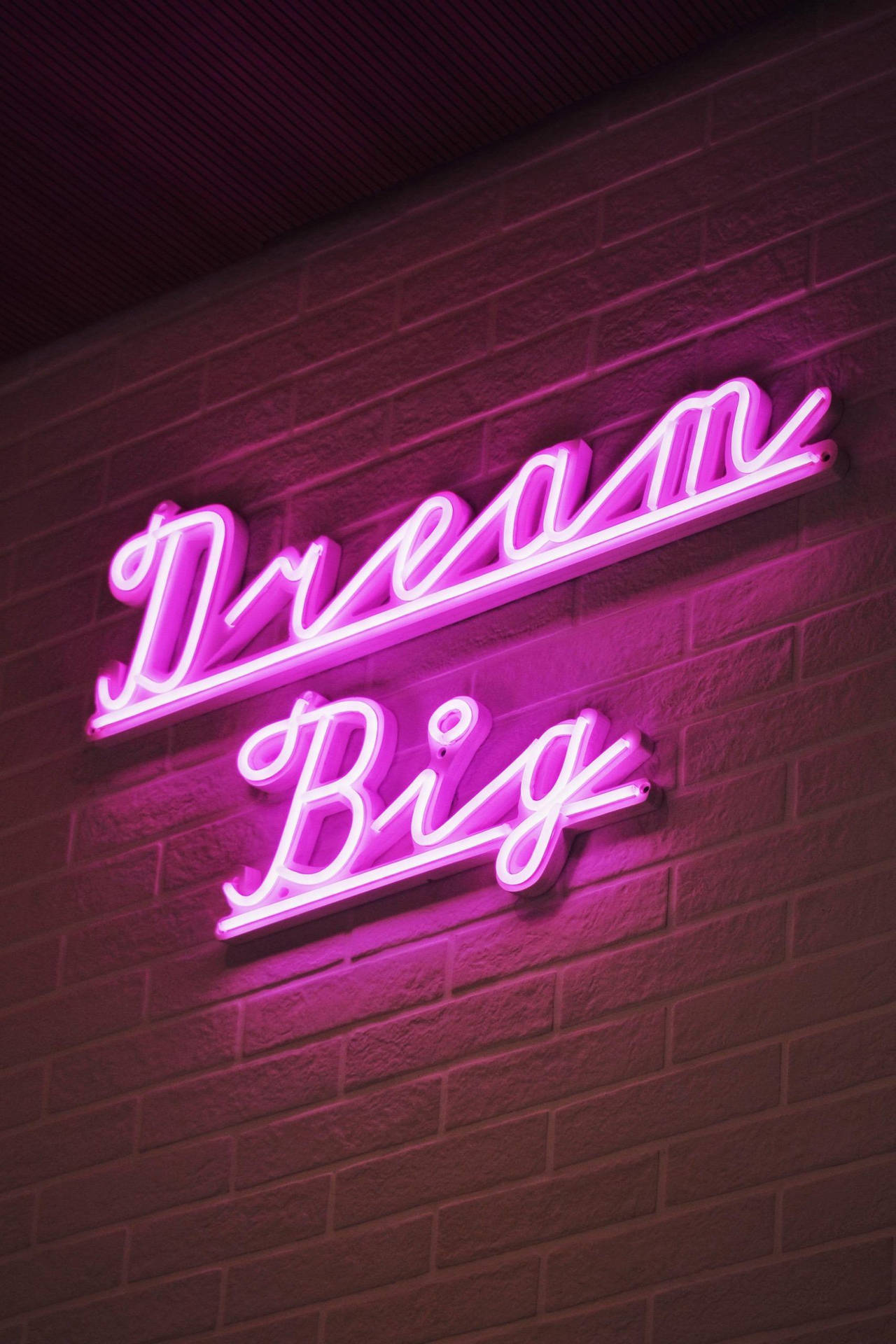 Pink Neon Aesthetic Wallpaper