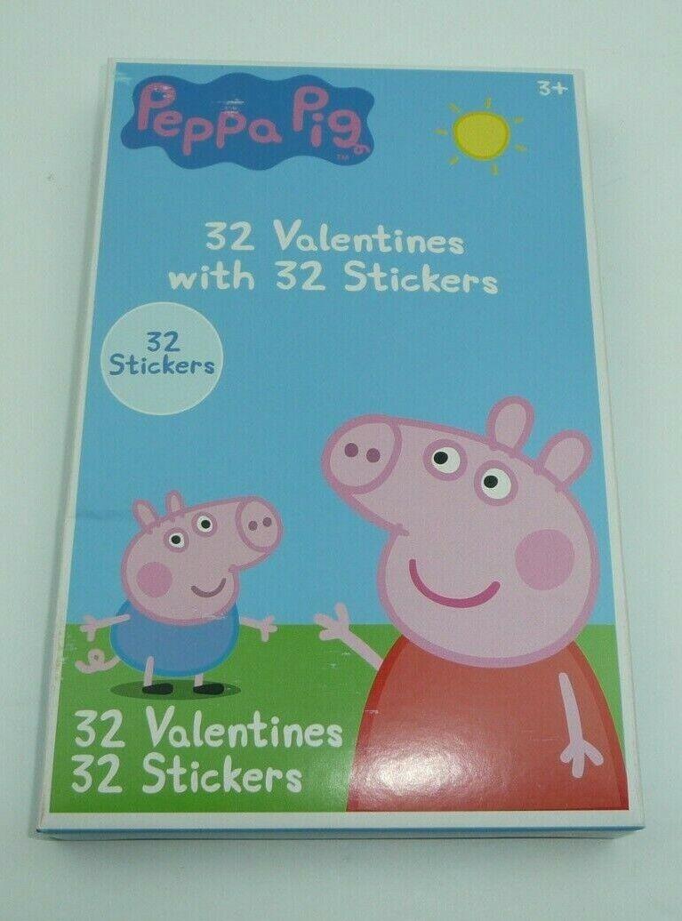 Peppa Pig Children S Valentines W Stickers Valentine Day