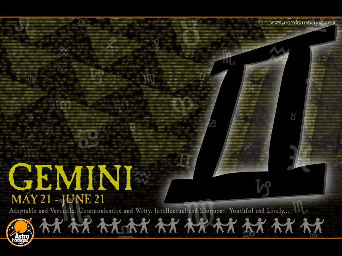 Gemini Horoscope Wallpaper HD In Zodiac Imageci