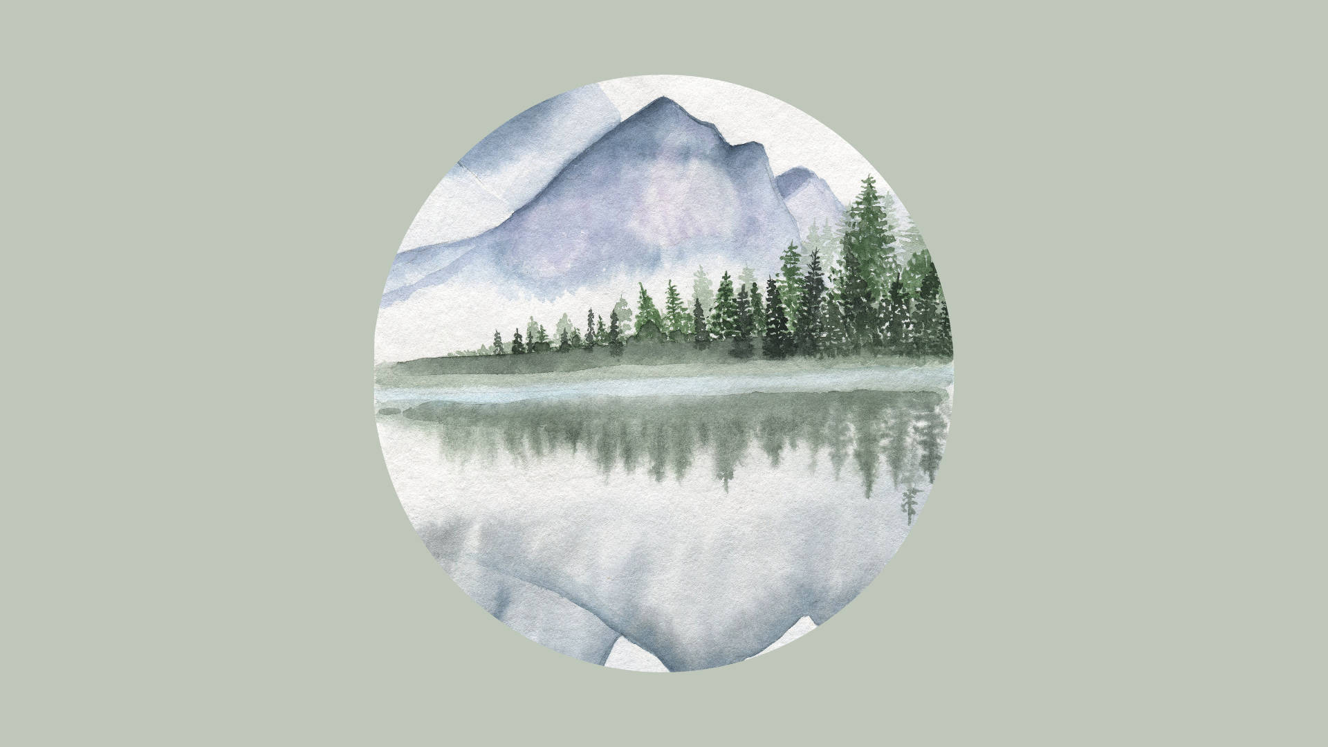 Sage Green Desktop Wallpaper