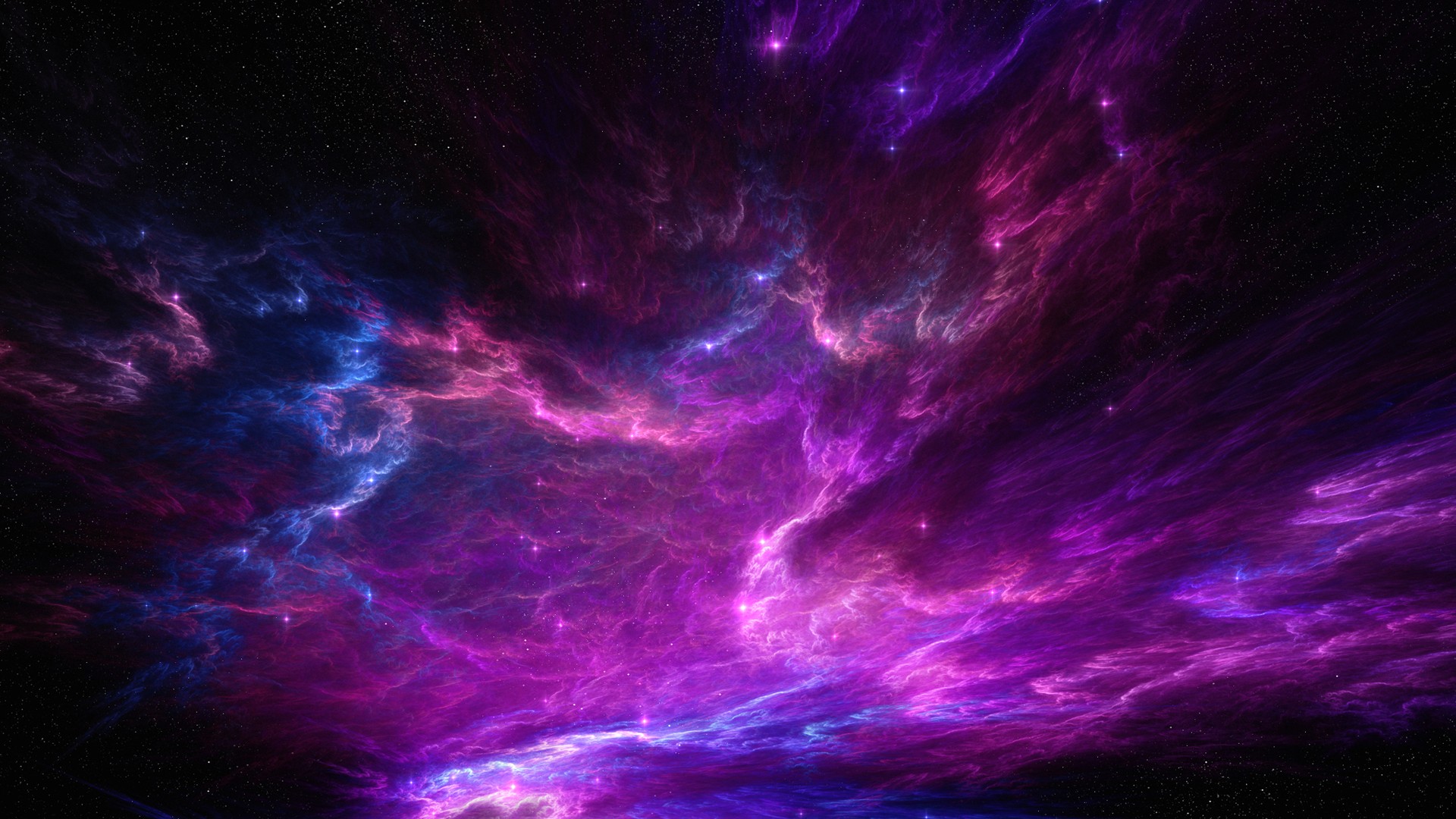 Wallpaper Beautiful Space Nebula