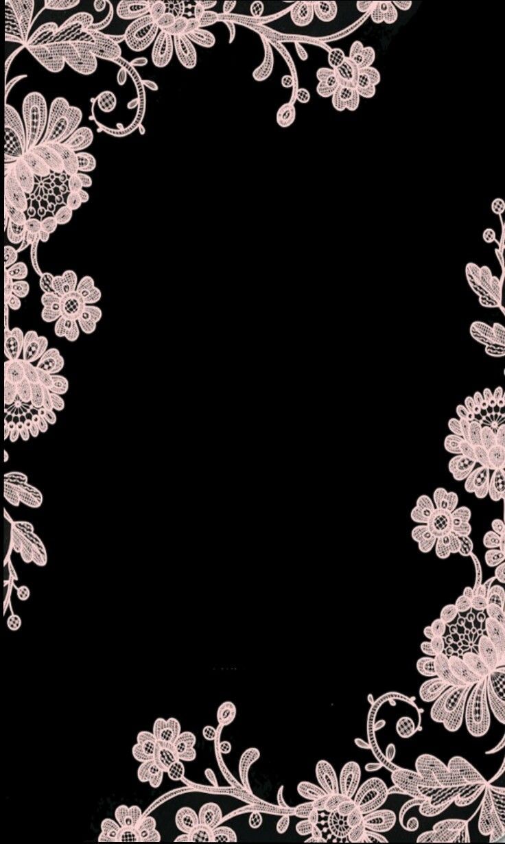 Black Girly Wallpaper
