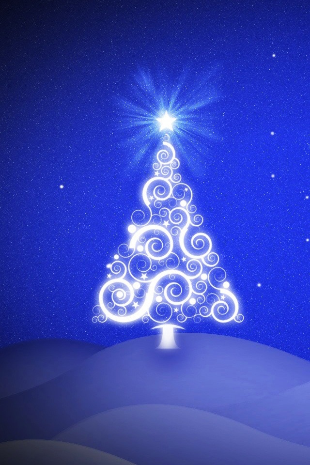 Christmas Tree Wallpaper For iPhone4 Picture