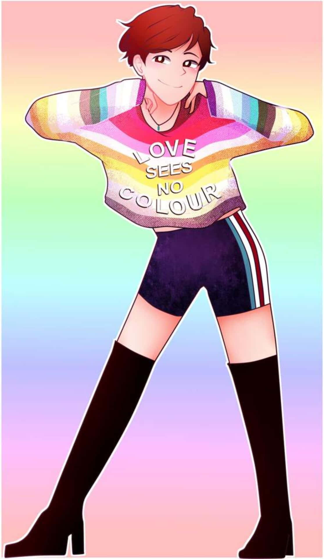 Pap Is De Parede Anime Lgbt Wallpaper