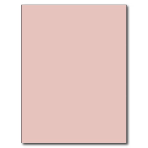 Blush Peachy Light Pink Solid Color Background Postcard